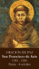 *SPANISH* St. Francis of Assisi Prayer Card